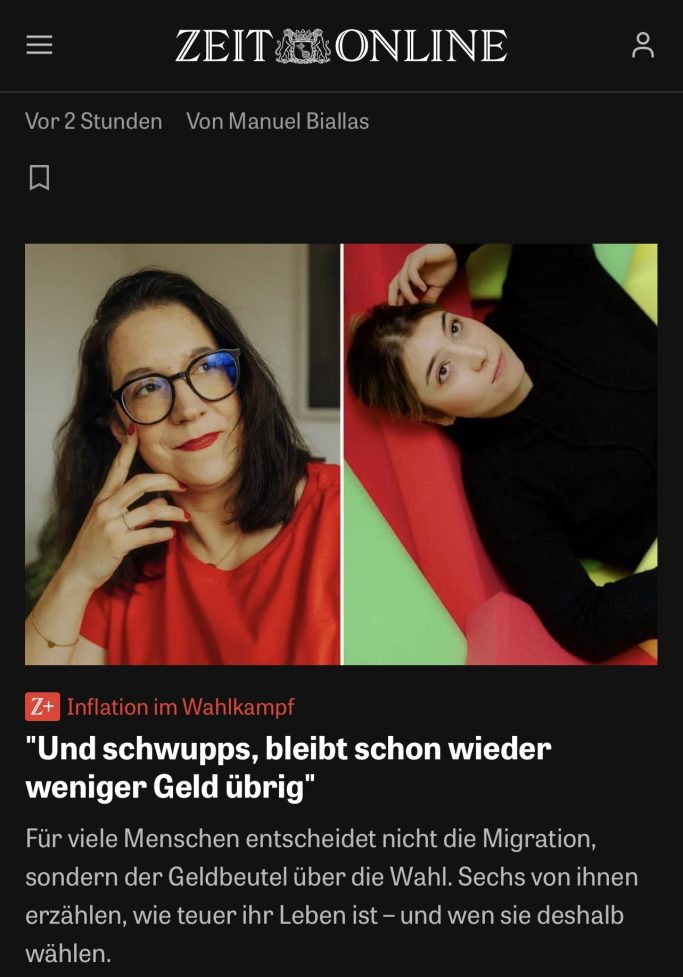 ZEIT Interview Nicola Mertens